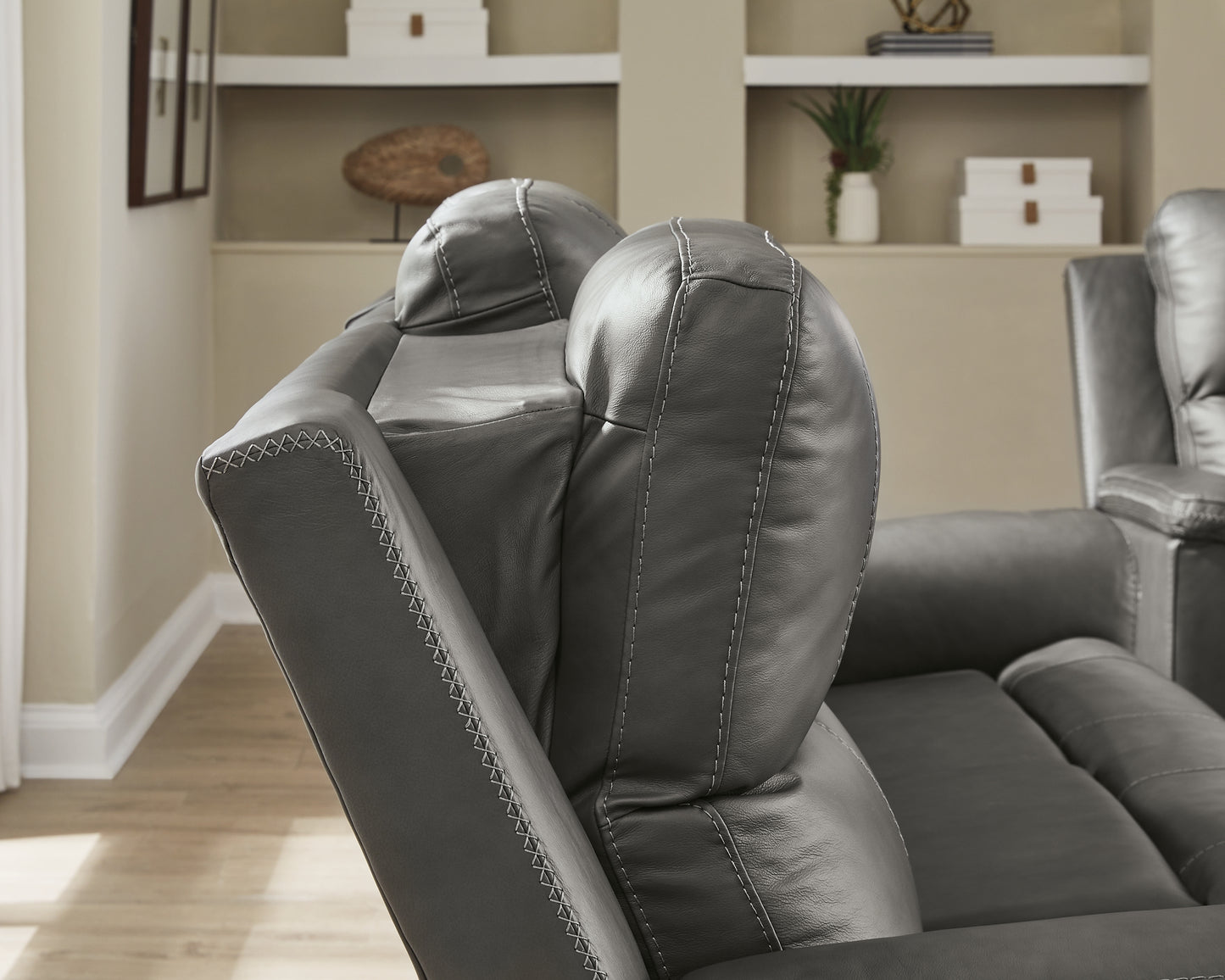Bleckley PWR REC Sofa with ADJ Headrest