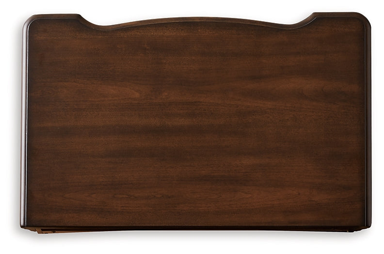 Lavinton King Poster Bed with Mirrored Dresser, Chest and Nightstand