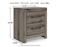 Graystorm King Panel Bed with Mirrored Dresser