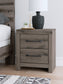 Graystorm Twin Panel Storage Bed with Mirrored Dresser, Chest and Nightstand