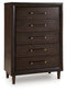 Dantenton Five Drawer Chest