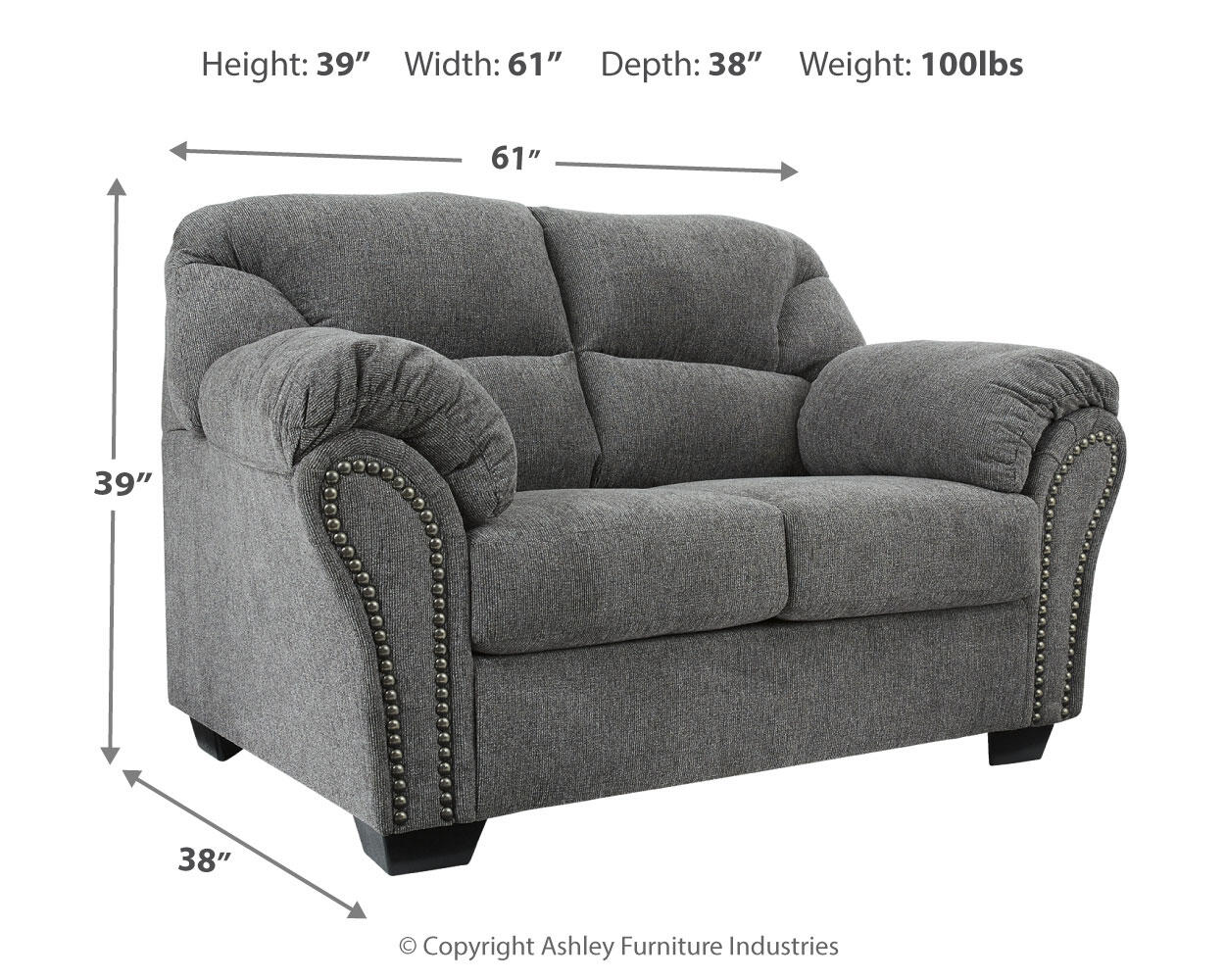 Allmaxx Loveseat