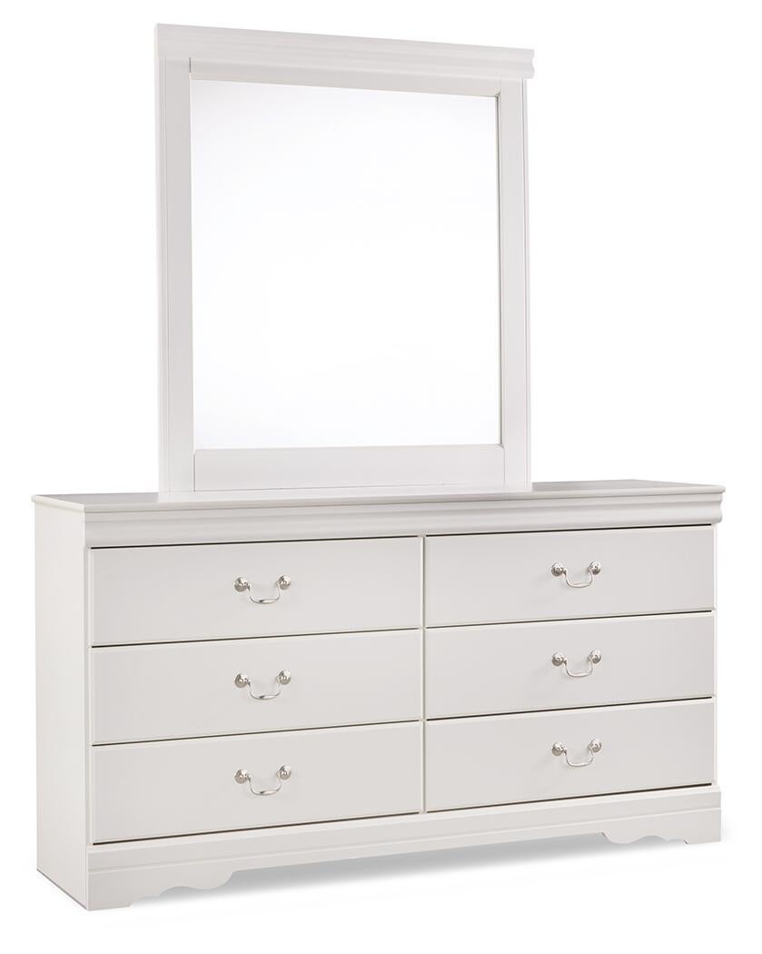 Anarasia Full Sleigh Bed, Dresser, Mirror, Chest and Nightstand