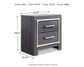 Lodanna Queen Panel Bed with 2 Storage Drawers with Mirrored Dresser, Chest and Nightstand