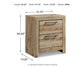 Hyanna Full Panel Bed with 2 Side Storage, Dresser, Mirror, Chest and Nightstand