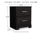 Belachime King Panel Bed with Mirrored Dresser and Nightstand