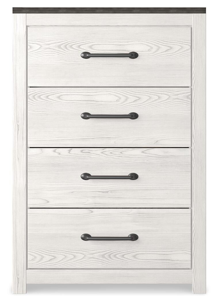 Gerridan Queen Panel Bed, Dresser, Mirror, Chest and Nightstand
