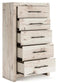 Lawroy Queen Panel Storage Bed, Dresser, Mirror, Chest and Nightstand