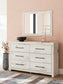 Lawroy Queen Panel Storage Bed, Dresser, Mirror and Nightstand