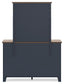 Landocken Queen Panel Headboard, Dresser, Mirror and Nightstand