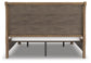 Feddinger California King Storage Sleigh Bed with Mirrored Dresser, Chest and Nightstand
