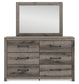 Graystorm Twin Panel Storage Bed, Dresser, Mirror, Chest and Nightstand