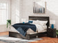 Hollivern King Panel Bed, Dresser, Mirror and Nightstand