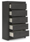Fraluna King Panel Storage Bed, Dresser, Mirror, Chest and Nightstand