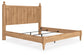 Aleaport King Panel Bed with Mirrored Dresser