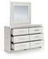 Zuraleus Queen Upholstered Bed, Dresser and Mirror