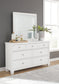 Fortman Twin Panel Storage Bed, Dresser and Mirror