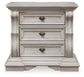 Bruchandi Three Drawer Night Stand